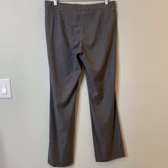 Hugo Boss Tulira Virgin Wool Slacks Full Length Dress Pants Office Exec Gray 6 - Picture 6 of 15